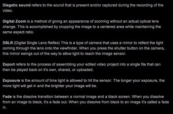 Glossary of Common Video Terms